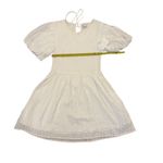 Lost + Wander Women's White Mykonos Mini Dress Size M Short Sleeve Photo 4