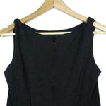 MM.LaFleur  New York Womens Mini Dress 6 Sleeveless Gray Twist Knot Straps Knit Photo 4