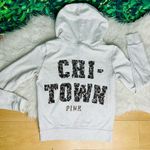 PINK - Victoria's Secret PINK VS Chi - Town fall / winter sequin casual hoodie front full zip size S Photo 5