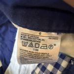 Old Navy  Every Day Summer Shorts Plaid Print Gingham Size 6 Blue White Check Photo 3