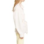 Joie  Sirena Belted Linen Blend Utility Jacket Photo 2