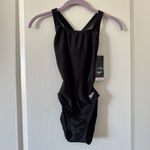 Speedo  Women's Swimsuit One Piece Prolt Super Pro Solid Black Adult 32 / 6 NWT Photo 1