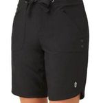 Free Country New  Beach Bermuda Shorts Womens Black Pockets Light 10" Swim XL Photo 0