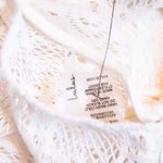 NEW Lulus Crochet Knit Low Back Quarter Sleeve Pullover Mini Cover Up Swim Dress Photo 2