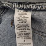 Women's Distressed Cropped Jeans Size 4 Democracy Tapered Jeans Photo 7