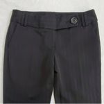 Copper Key  Black Pinstriped Wide Leg Cuffed Pants Size 7 Photo 5