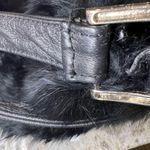 Black Faux Fur Mini Hand Bag Photo 4