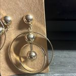 Sugarfix  Gold Circle Drop Earrings Photo 1