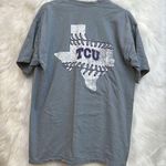 Comfort Colors Texas Christian University TCU Horned Frogs baseball T-shirt Photo 0