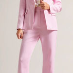 Ted Baker  Myyiat Pleated‎ Trousers Lilac 4 US 10 Photo 0