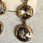 Amrita Singh  gold tone and rhinestone post statement earrings Photo 6