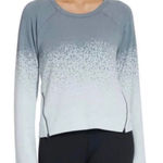 CALIA by Carrie Underwood Gray Ombre Long Bell Sleeve Zip Photo 0