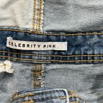Celebrity Pink  Two-Tone Denim Overall Shorts Juniors L (11–13) Photo 5