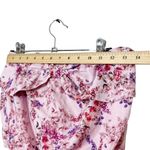 Cami NYC NWT Dedrah Bow Floral Strapless Crop Top Pink Linen Women’s Size Small Photo 9