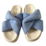 Anthropologie  Maeve Terry slide sandals blue size 8 Photo 4