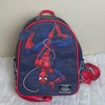 Marvel  Spider-Man Loungefly Backpack with Red and Blue Design Photo 0