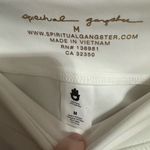 Spiritual Gangster White  leggings  with Rainbow Stripe NWOT Photo 2