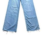 Princess Polly Princess Poly Xx Blue Denim cotton High waisted Zip & button fastening Raw Hem Photo 3