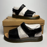 Dr. Martens  Romi Y Leather Velcro Sandals in Black Lamper Photo 0