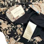 Sézane Carolina Mini Skirt, Black/Floral Print, FR46/US14 Photo 5