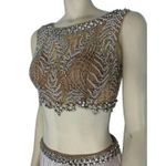 Terani Couture PROM 1611P1018 White & Nude size 6 Photo 14