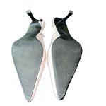 Highlights pale pink pointy toe slingback sandals with button detail size 7W Photo 6