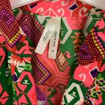 Truth NYC loose fit dress roll tab sleeves multicolor women’s Size Medium Photo 2