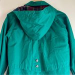 Vintage 90’s Misty Harbor Flannel Lined Green Button Closure Coat Size 4 Petite Photo 6