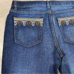 Vintage Harold’s Women’s Dark Denim Jeans with Beaded pockets Size 8 Blue Photo 3