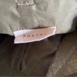 Poetry  Relaxed Straight Leg Yarn Dyed Linen Pants Forest Olive Green size 14 Photo 8