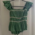 Free People Green  Top Photo 0