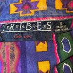 Vintage Boho Indie Tribal Abstract Multicolored button down shirt medium Photo 5