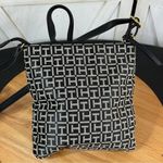 Tommy Hilfiger Julia Monogram Crossbody Bag Black Cream Photo 3