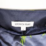 Veronica Beard Bixie Silk Satin Stretch Lace Trim Tank Slip Dress Blue Floral 2 Photo 3