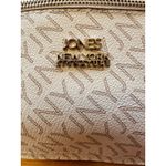 Jones New York Signature Fanny Bag Belt Off White Gray Front & Back Zipper Photo 1