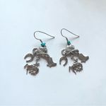Back In The Saddle Cowboy western turquoise dangle earrings Photo 3