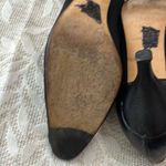 PREVATA Made in Italy‎ Black Stretch Fabric Leather Trim Kitten Heels Size 8.5 Photo 12