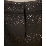Loft Sequin Skirt NWT Women Size 4 Black Lined Above Knee Party Ann Taylor Photo 1