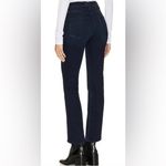 Mother The Mid Rise Rider Ankle Jeans in Karaoke in Kyoto Size 30 Dark Wash Blue Photo 2