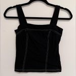 Good Luck Gem  Straight Lined Vintage Black Tank Top Women’s Sz M EUC Photo 0