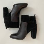 Nine West  Women's Quinah Ankle Boot Booties Dark Brown Suede Leather 8.5 Photo 8