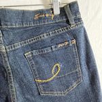 Seven 7 Jeans Women Sz 31 Blue Premium Denim Wide Leg Boot Cut Retro VTG 33*34 Photo 2