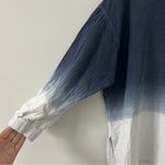 Apiece Apart  Delle Blue White Ombre Organic Cotton Jersey Oversized Sweater S Photo 3