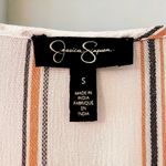 Jessica Simpson Women’s Striped V-Neck Puff Sleeve Mini Dress Photo 7