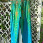 Boho Hippie Hareem Turquoise pants M Green Size M Photo 0