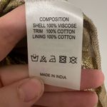 Muche Et Muchette Metallic Tiered Mini Dress Gold Size undefined Photo 6