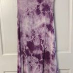 Peach Love California  Purple Tie-Dye Midi Dress Photo 7