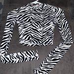 Aritzia Zebra Crop Top Photo 0