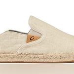 Olukai  Kaula Ka’a Kapa linen drop in espadrille flats size 10 Photo 3