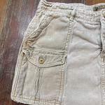 American Eagle Outfitters Beige Cargo Mini Skirt size 10 Vintage Y2K Photo 1